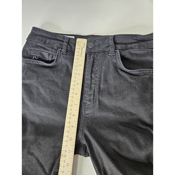 J Lindeberg Uma Black Jeans Highwaist Skinny Leg Women Size 28/30 - Picture 6 of 7